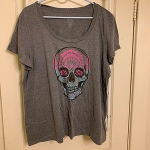 Skull Graphic T-shirt - Torrid